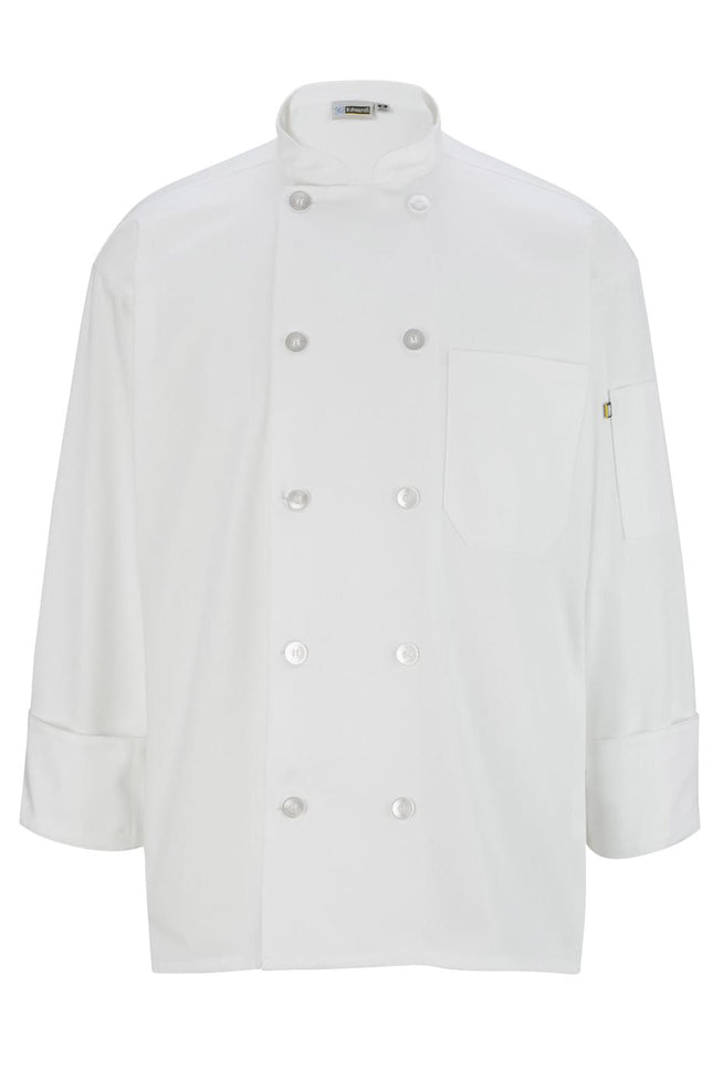 EDWARDS 10 BUTTON LONG SLEEVE CHEF COAT