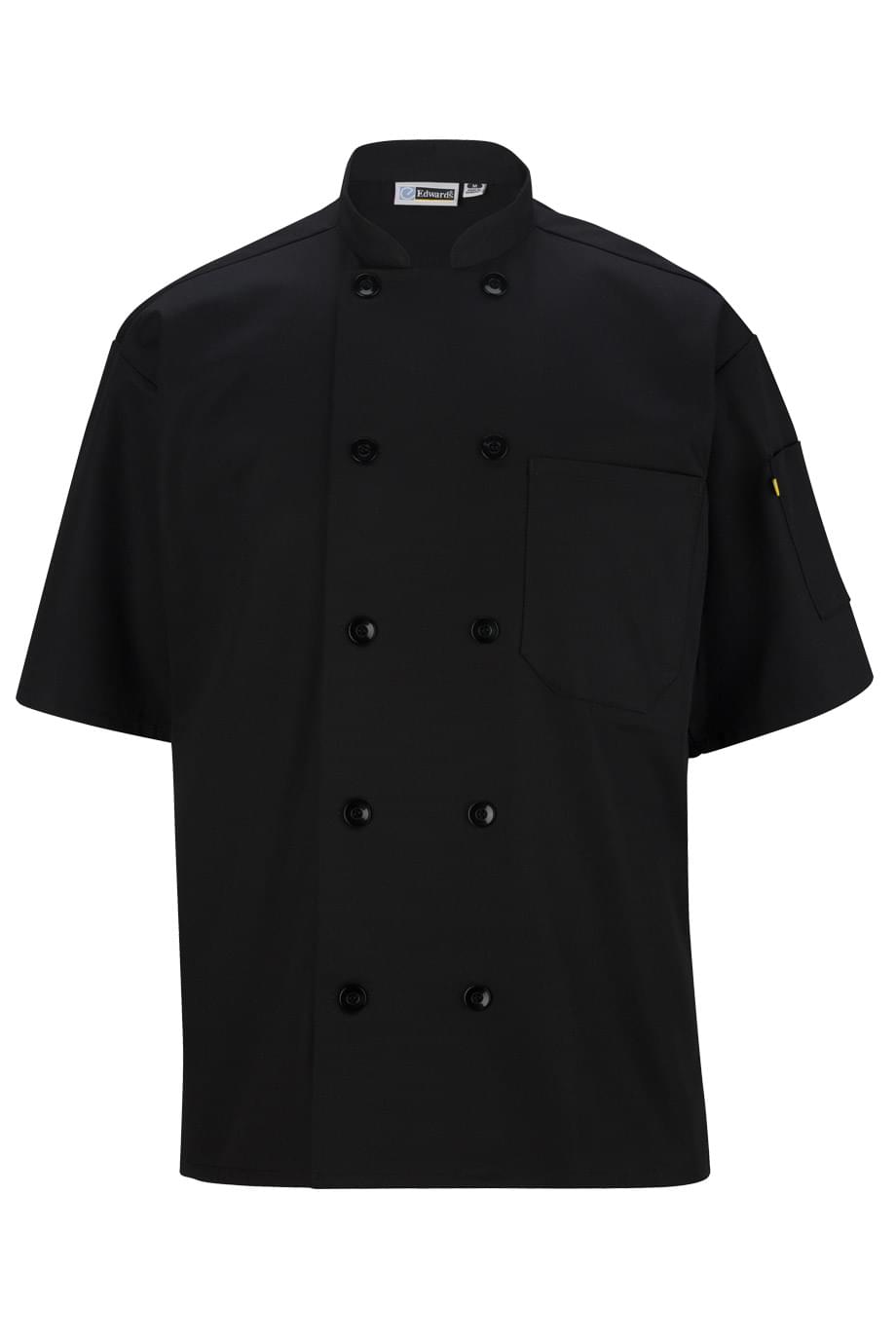 EDWARDS 10 BUTTON SHORT SLEEVE CHEF COAT