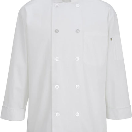EDWARDS 10 BUTTON CHEF COAT WITH MESH
