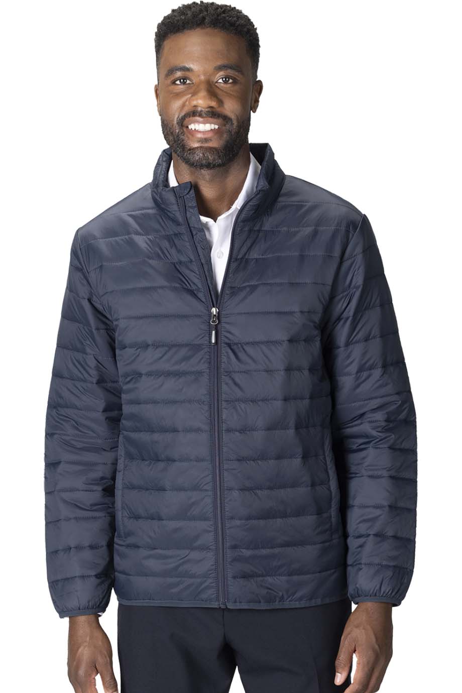 EDWARDS PUFFER FULL ZIP PACKABLE JACKET