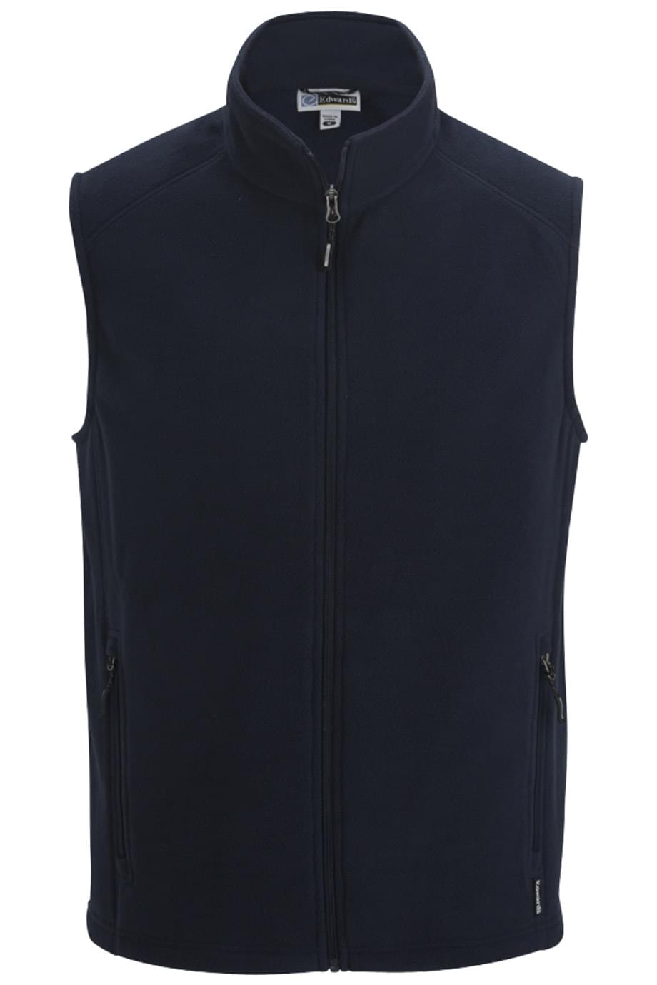 EDWARDS MENS MICROFLEECE VEST