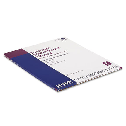 Premium Photo Paper, 10.4 Mil, 17 X 22, High-Gloss White, 25/pack
