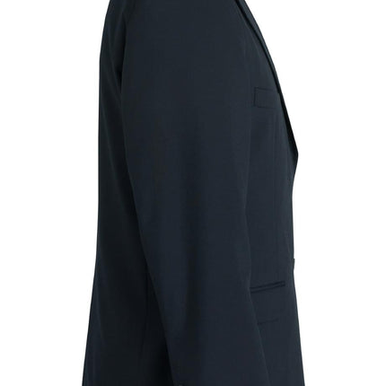 EDWARDS MENS SINGLE BREASTED POLY/WOOL SUIT COAT