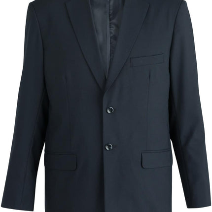 EDWARDS MENS SINGLE BREASTED POLY/WOOL SUIT COAT