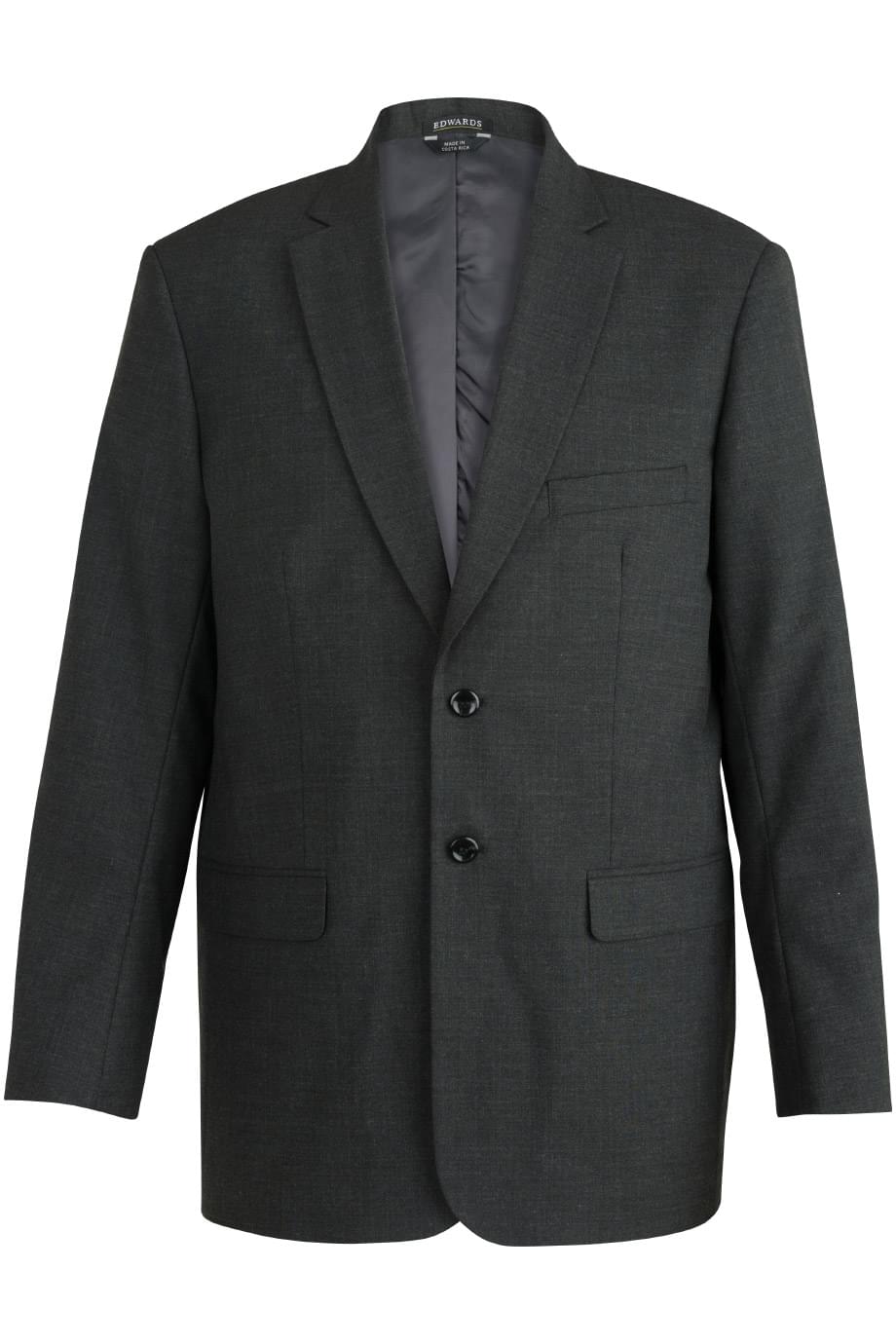 EDWARDS MENS SINGLE BREASTED POLY/WOOL SUIT COAT