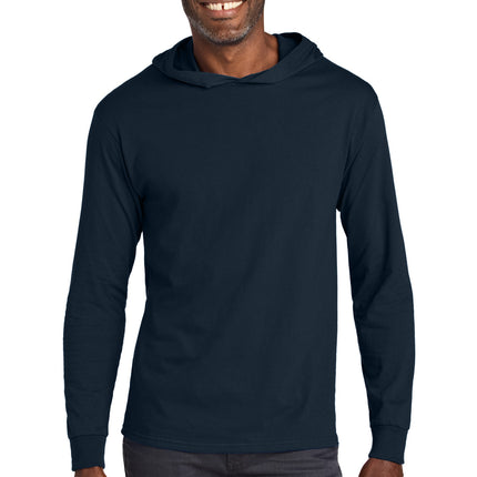Jerzees Classics   Unisex Cotton Long Sleeve Hooded T-Shirt 363LH