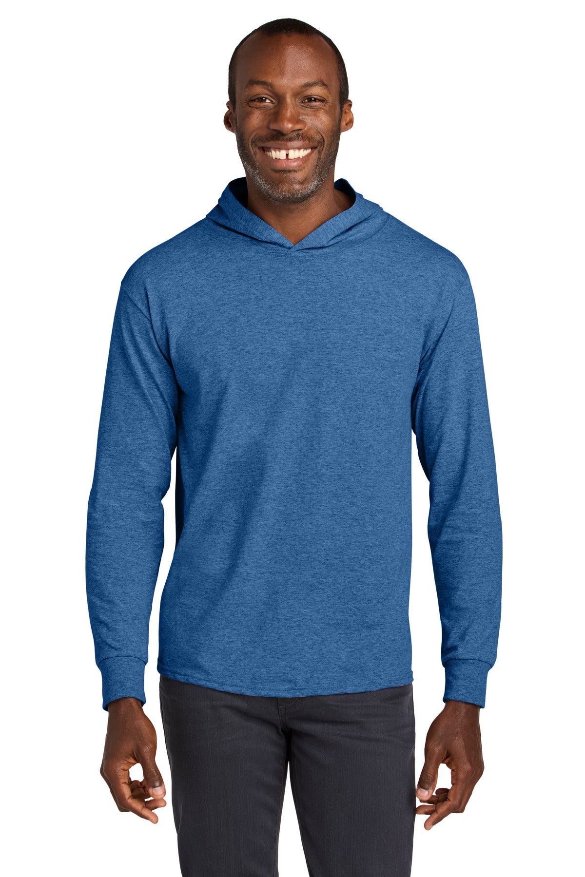Jerzees Classics™ Unisex Cotton Long Sleeve Hooded T-Shirt 363LH