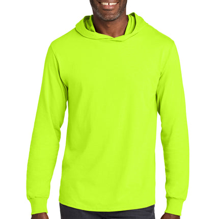 Jerzees Classics   Unisex Cotton Long Sleeve Hooded T-Shirt 363LH