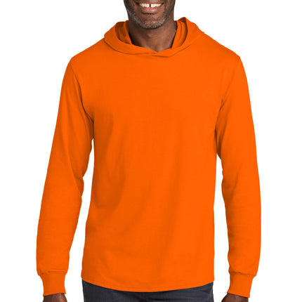 Jerzees Classics   Unisex Cotton Long Sleeve Hooded T-Shirt 363LH