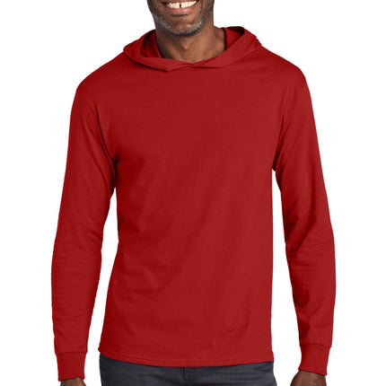 Jerzees Classics   Unisex Cotton Long Sleeve Hooded T-Shirt 363LH