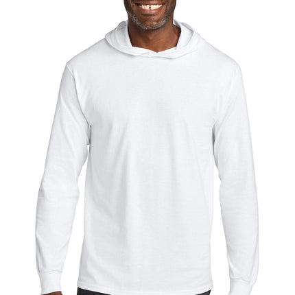 Jerzees Classics   Unisex Cotton Long Sleeve Hooded T-Shirt 363LH