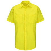 Red Kap® Short Sleeve Enhanced Visibility Ripstop Work Shirt / SY24YE