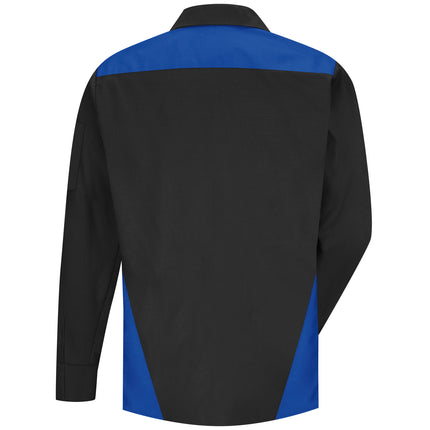 Red Kap® Men's Long Sleeve Tri-Color Shop Shirt / SY18RB