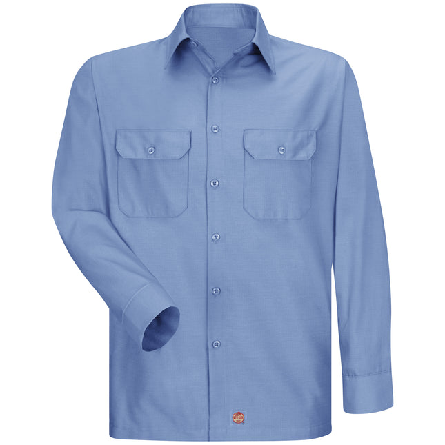 Red Kap® Men's Long Sleeve Solid Rip Stop Shirt / SY50LB