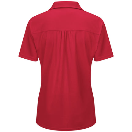 Red Kap® Women's Short Sleeve Performance Knit® Flex Series Pro Polo / SK91RD