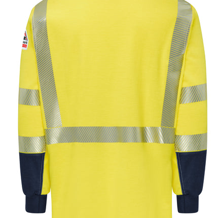 Bulwark® Hi-Visibility Lightweight Colorblock Long Sleeve T-Shirt / SMB2HN