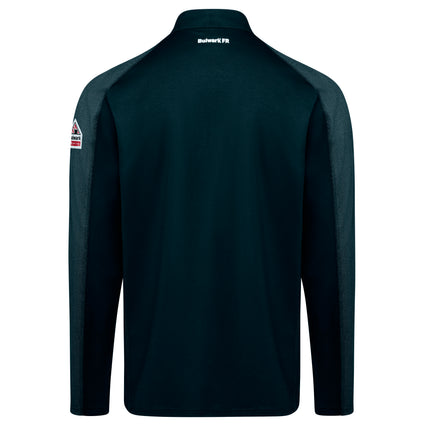 Bulwark® Men's 1/4 Zip Flex Knit / STZ2NV