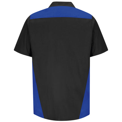 Red Kap® Men's Short Sleeve Tri-Color Shop Shirt / SY28RB