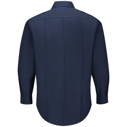 Workrite® Fire Service Men's Non-FR 100% Cotton Classic Long Sleeve Fire Chief Shirt / FCS0NV