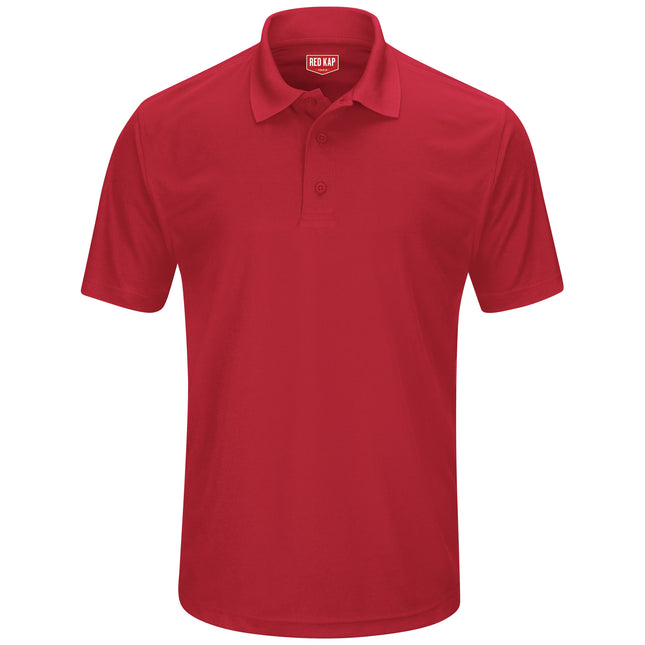 Red Kap® Men's Short Sleeve Performance Knit® Pocketless Core Polo / SK96RD