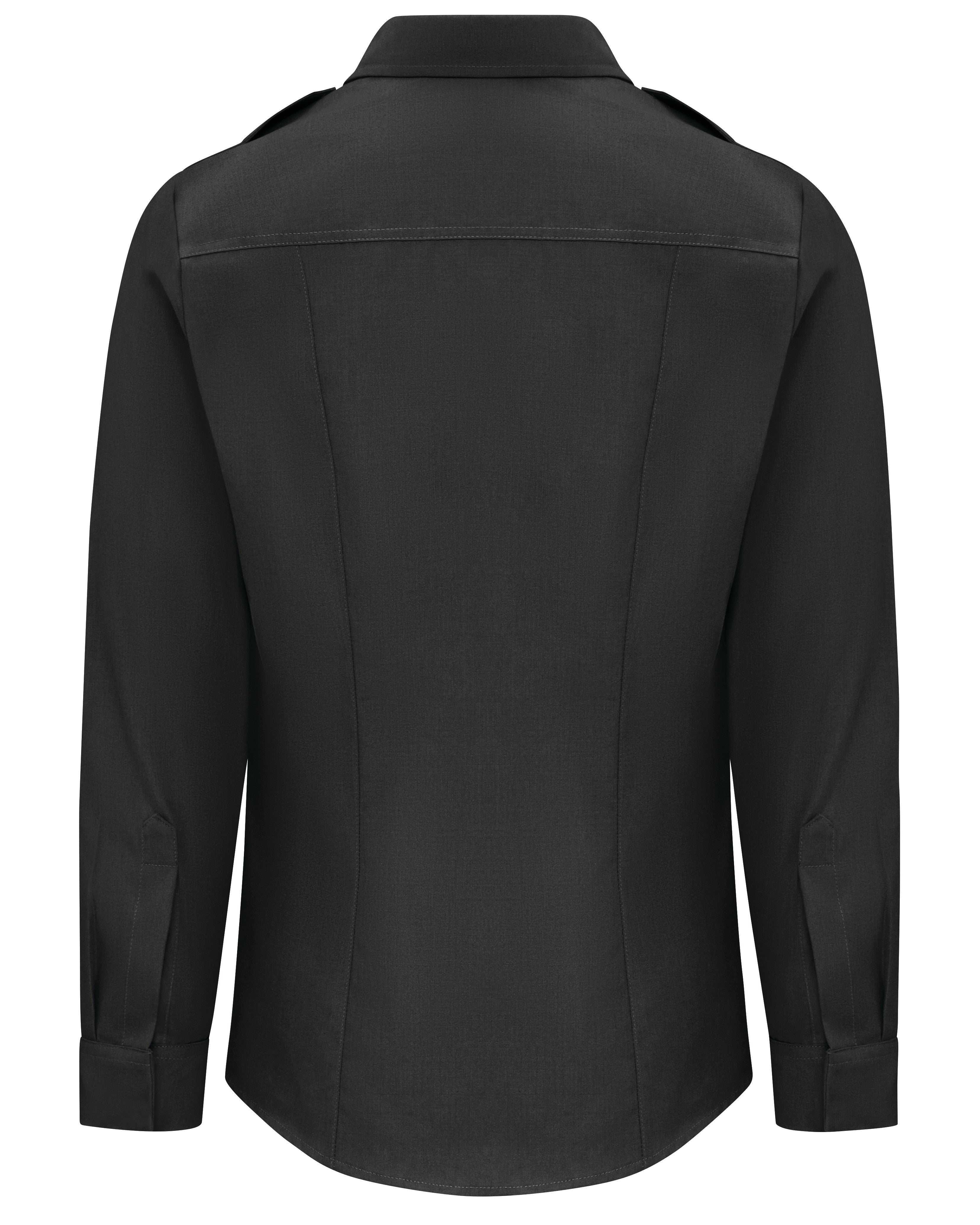 Workrite® Fire Service Women's Classic Long Sleeve Fire Chief Shirt / FSC1BK