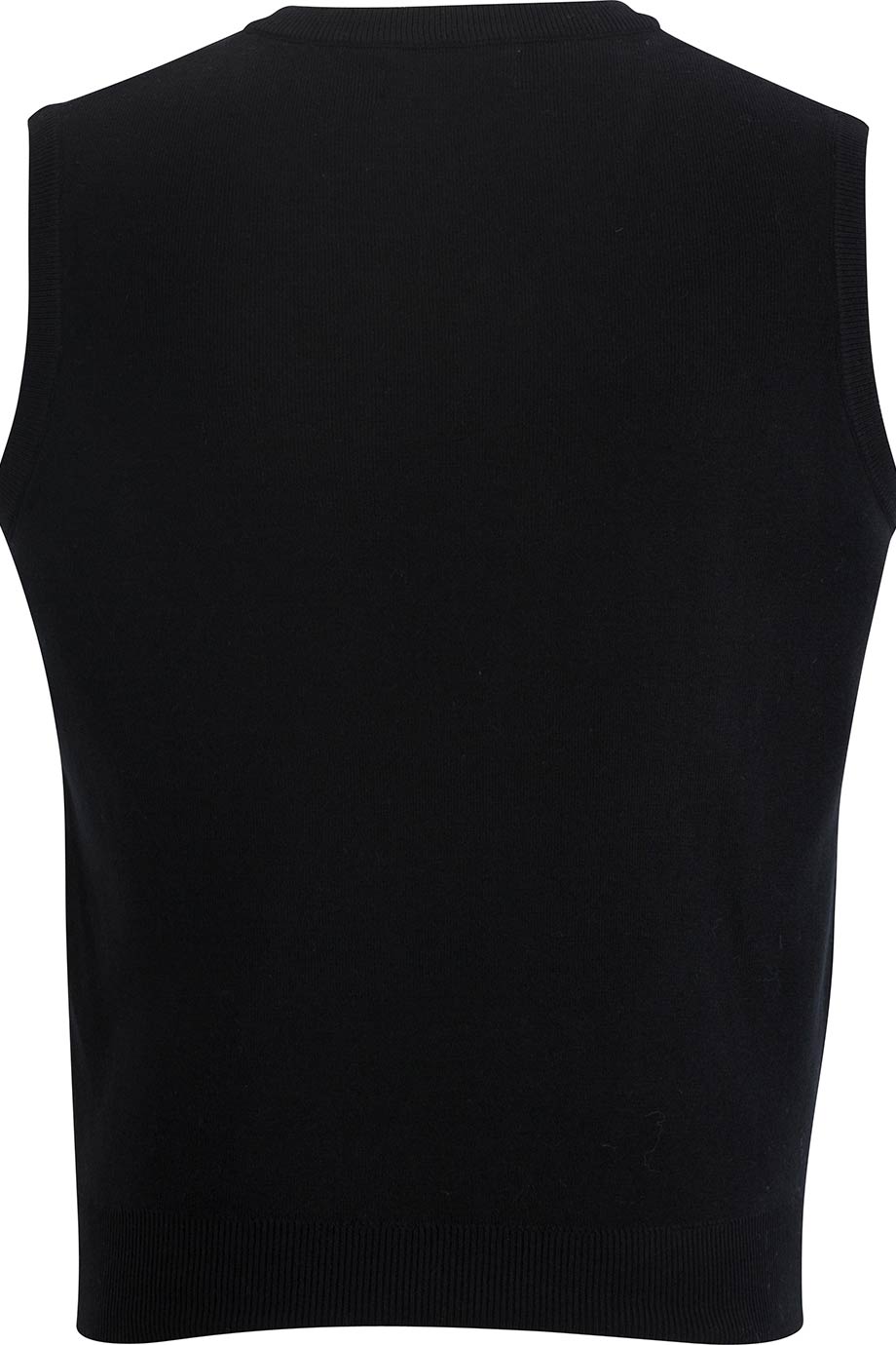 EDWARDS V NECK VEST INTERLOCK ACRYLIC