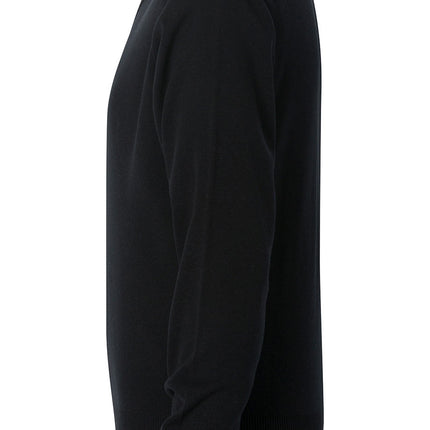 EDWARDS V NECK SWEATER INTERLOCK ACRYLIC
