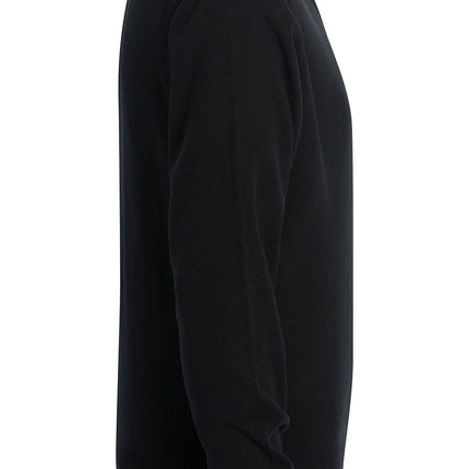 EDWARDS V NECK SWEATER INTERLOCK ACRYLIC
