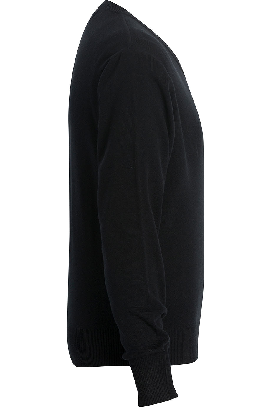 EDWARDS V NECK SWEATER INTERLOCK ACRYLIC