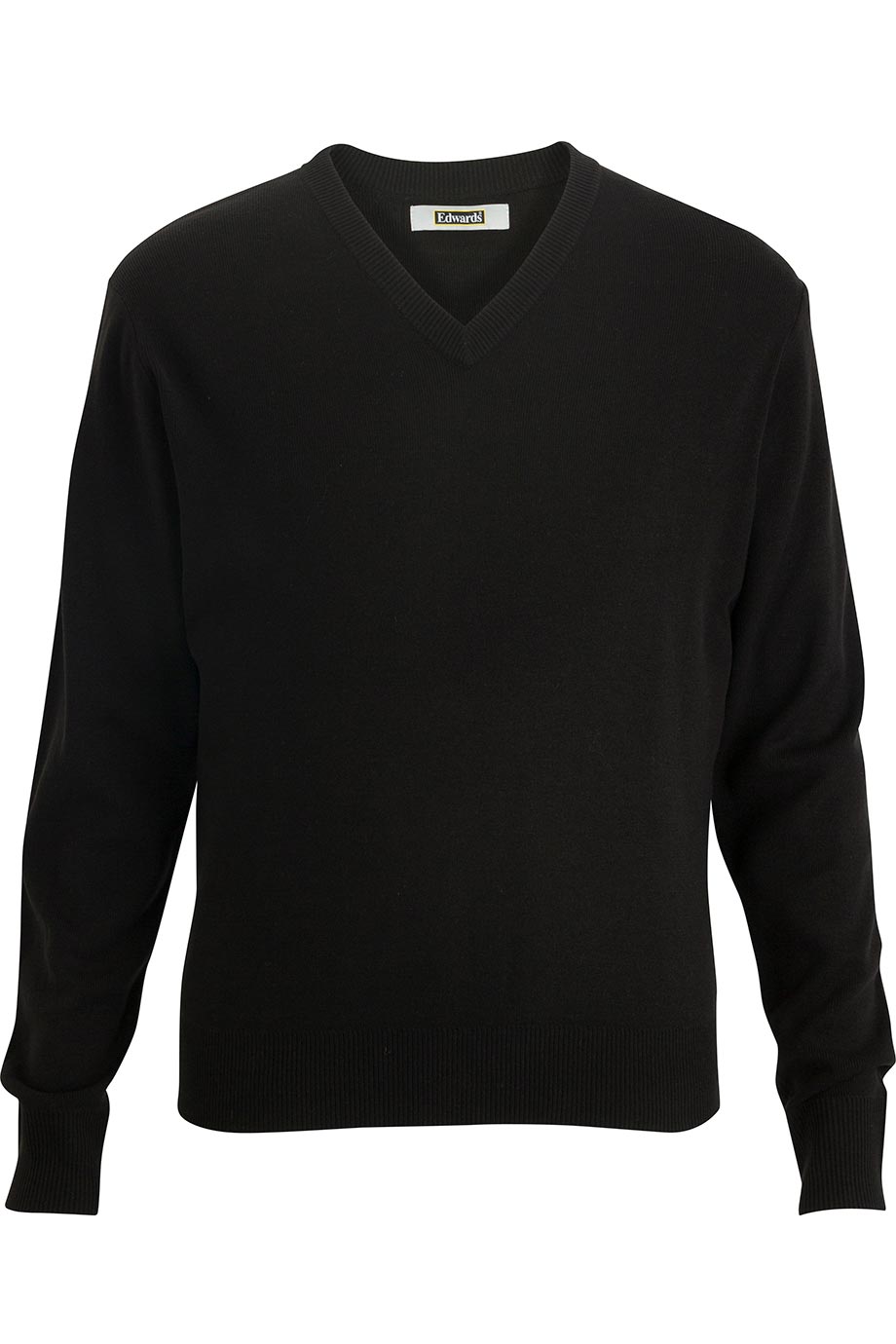 EDWARDS V NECK SWEATER INTERLOCK ACRYLIC