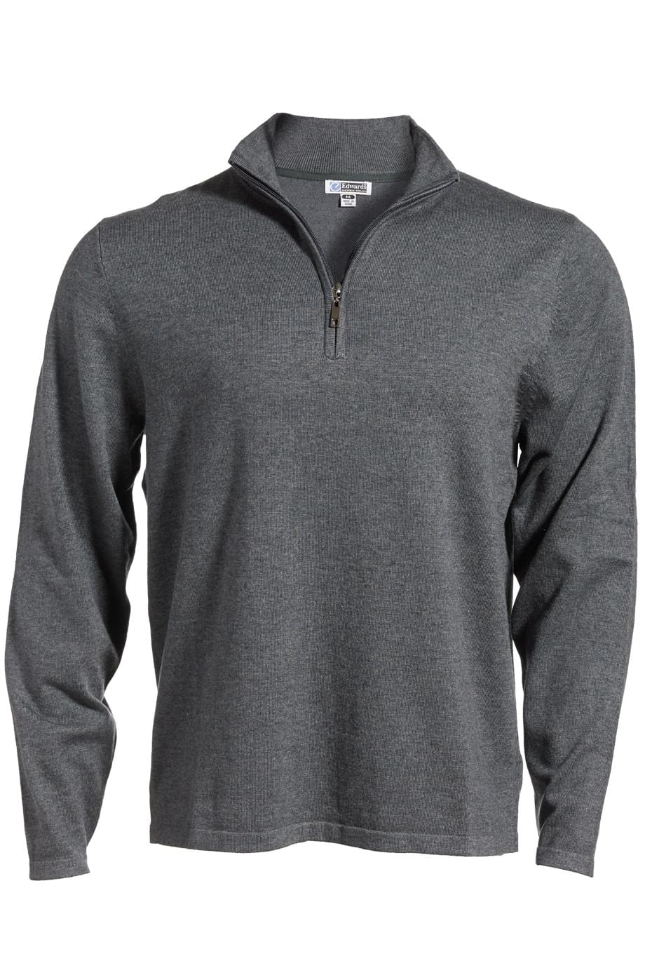 EDWARDS TRI BLEND UNISEX 1/4 ZIP SWEATER