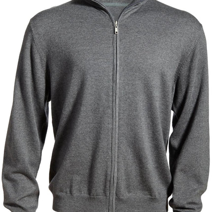 EDWARDS FULL-ZIP FINE GAUGE SWEATER