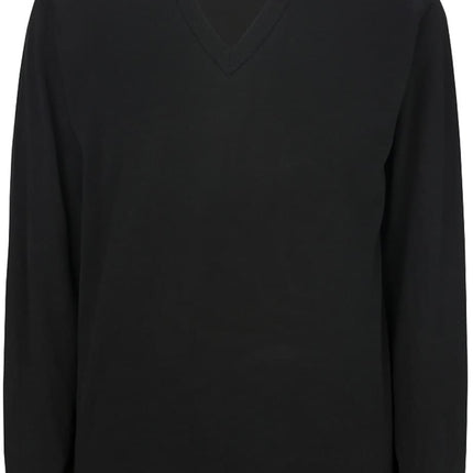 EDWARDS V-NECK COTTON BLEND SWEATER