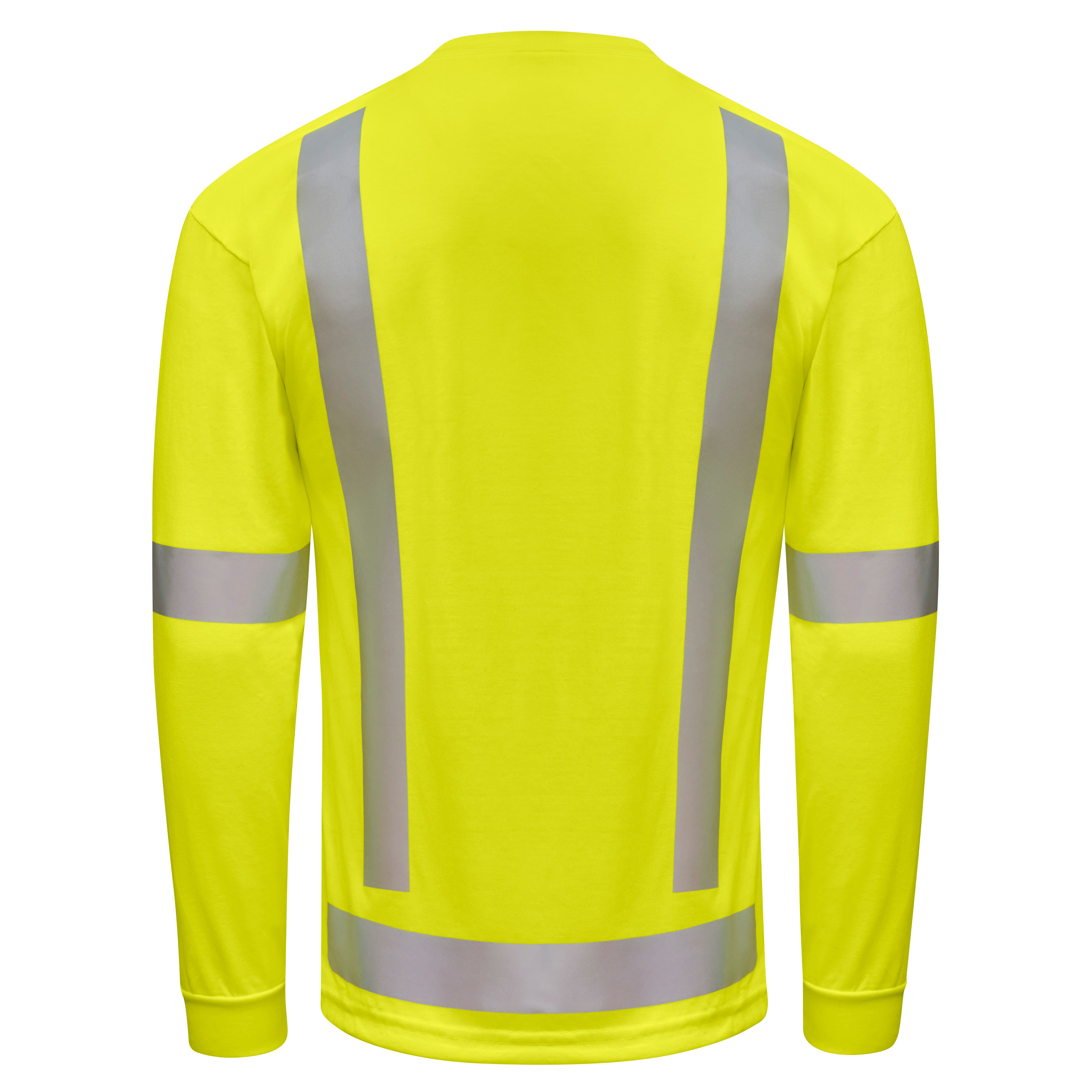 Red Kap® Hi-Visibility Long Sleeve Performance Core Tee, Type R, Class 3 / SK19HV