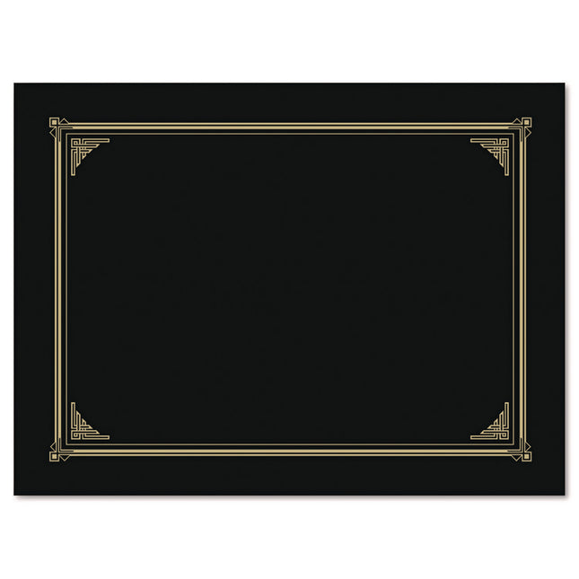 Certificate/Document Cover, 12.5 x 9.75, Metallic Gray, 6/Pack
