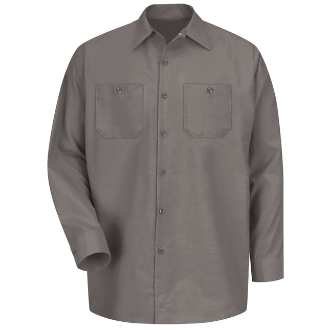 Red Kap® Men's Long Sleeve Industrial Work Shirt / SP14GY