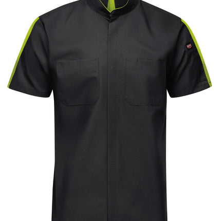 Red Kap® Men's Short Sleeve Two Tone Pro+ Work Shirt with OilBlok and MIMIX® / SX46BY