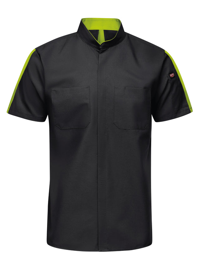 Red Kap® Men's Short Sleeve Two Tone Pro+ Work Shirt with OilBlok and MIMIX® / SX46BY