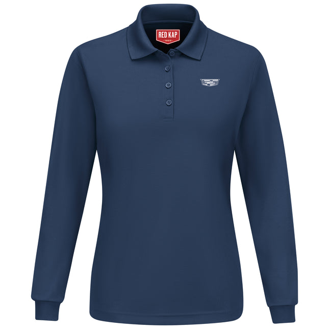 Red Kap® Cadillac® Women's Performance Knit Long Sleeve Core Polo / SKC7NV