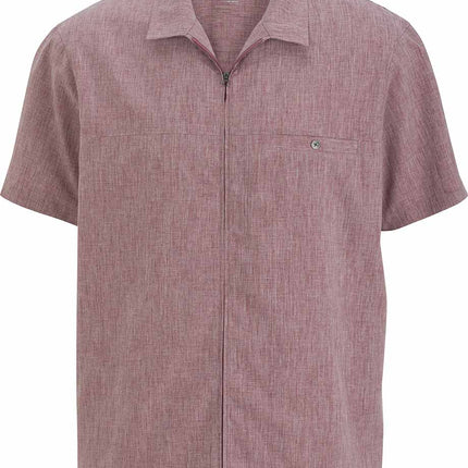 EDWARDS MENS V-NECK ZIP SERVICE SHIRT