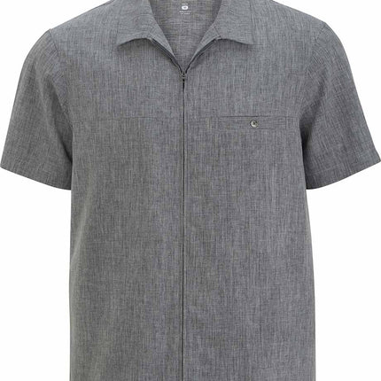 EDWARDS MENS V-NECK ZIP SERVICE SHIRT