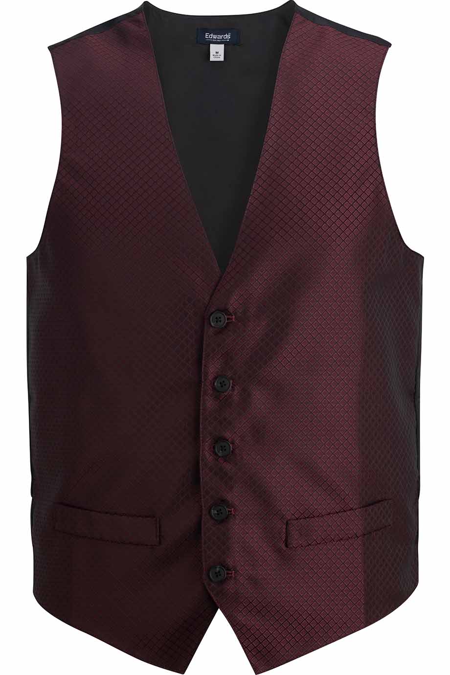 EDWARDS MENS BROCADE VEST