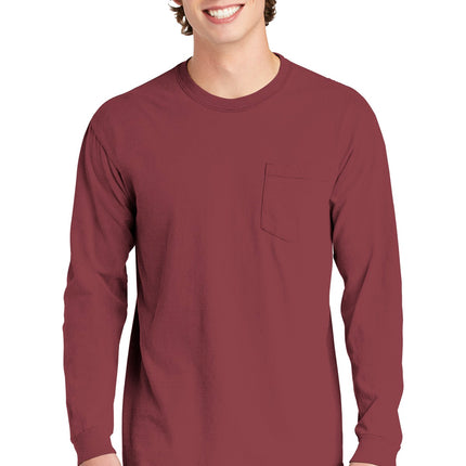 COMFORT COLORS  ® Heavyweight Ring Spun Long Sleeve Pocket Tee. 4410