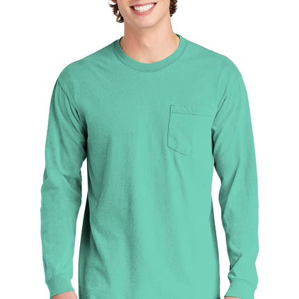COMFORT COLORS  ® Heavyweight Ring Spun Long Sleeve Pocket Tee. 4410