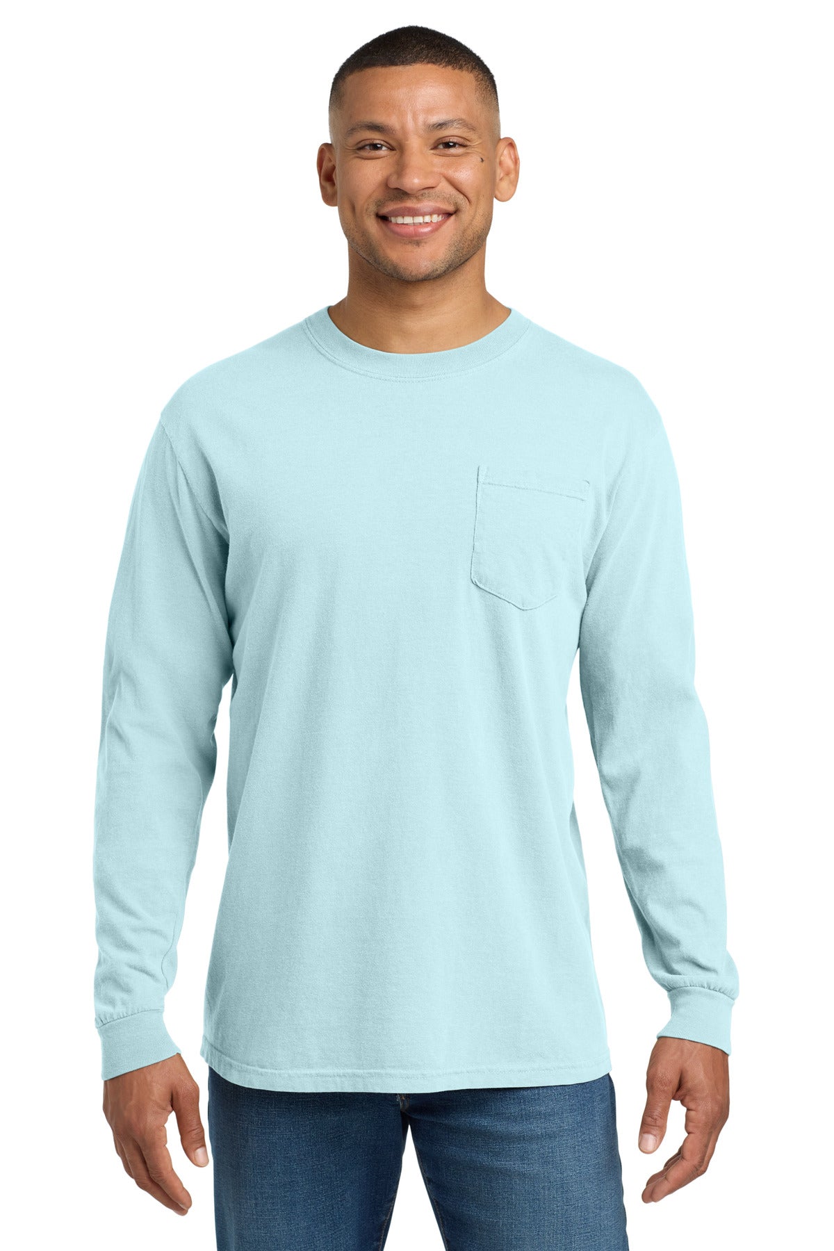 COMFORT COLORS ® Heavyweight Ring Spun Long Sleeve Pocket Tee 4410