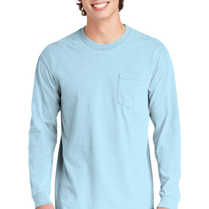 COMFORT COLORS  ® Heavyweight Ring Spun Long Sleeve Pocket Tee. 4410