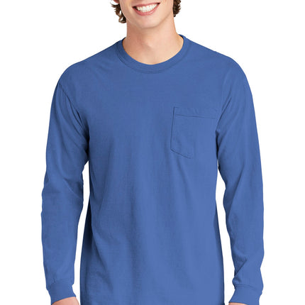 COMFORT COLORS  ® Heavyweight Ring Spun Long Sleeve Pocket Tee. 4410