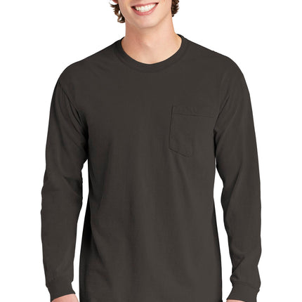 COMFORT COLORS  ® Heavyweight Ring Spun Long Sleeve Pocket Tee. 4410