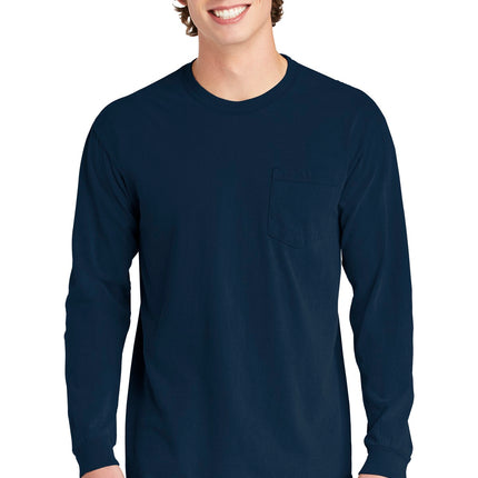 COMFORT COLORS  ® Heavyweight Ring Spun Long Sleeve Pocket Tee. 4410