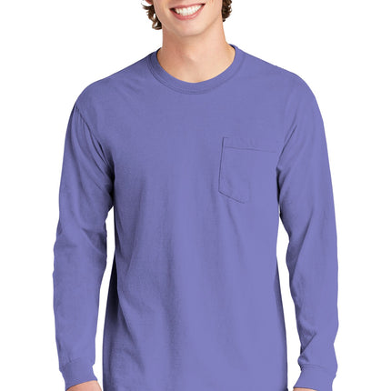 COMFORT COLORS  ® Heavyweight Ring Spun Long Sleeve Pocket Tee. 4410